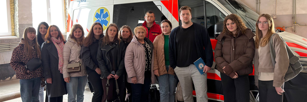 Навчальний візит до Сумського обласного центру екстреної медичної допомоги та медицини катастроф